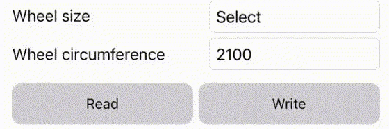 EggRider wheel size settings EggRider wheel size settings