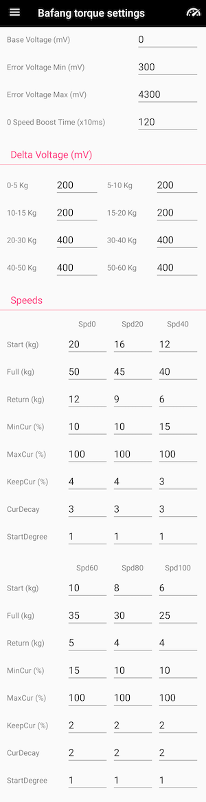 Bafang Ultra m620 torque settings Bafang Ultra torque