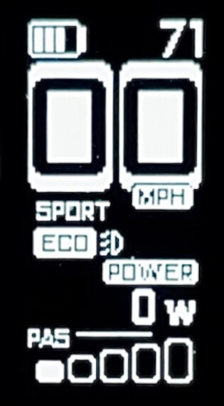 EggRider display main screen V3 "EggRider display main screen layout v3"