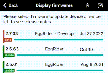 eggrider firmwar eupdate eggrider firmware update