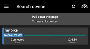 Eggrider update in search list Eggrider update in search list